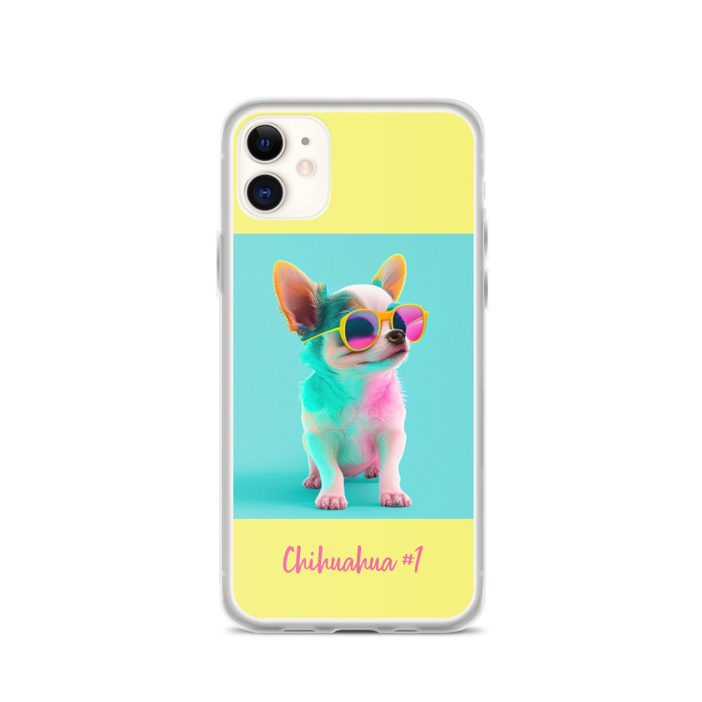 Chihuahua #1 Pop Cool  Accessories Clear Case for iPhone