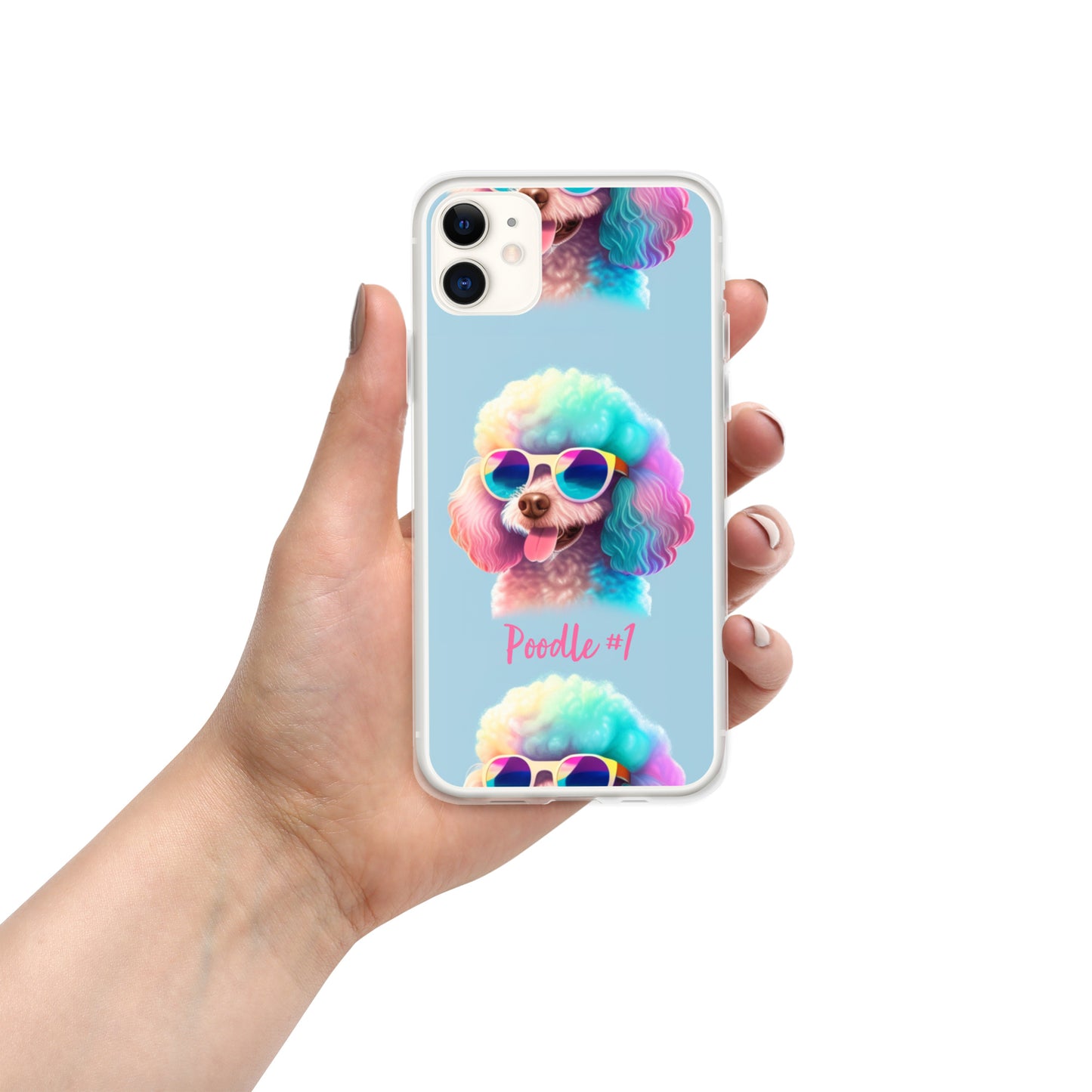 Poodle #1 Cute Accessories Clear Case for iPhone