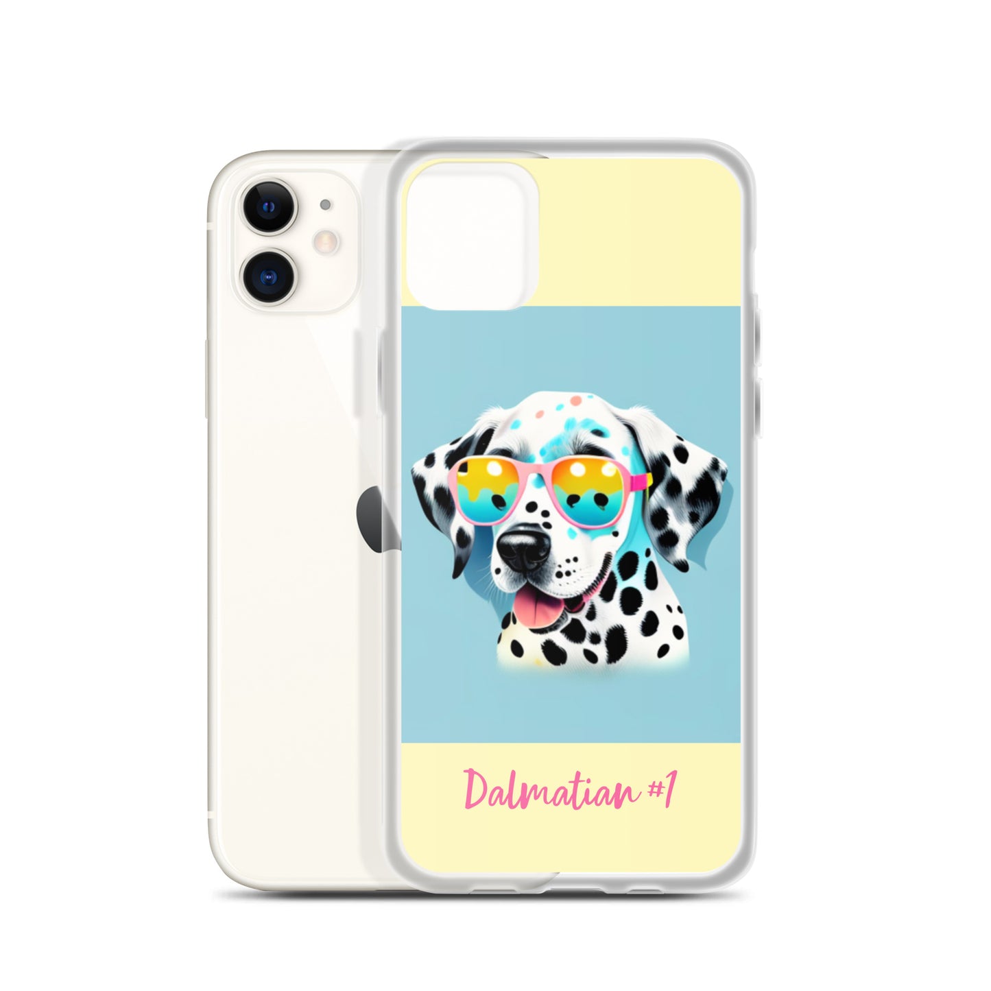 Dalmatian #1 Pop Accessories Clear Case for iPhone