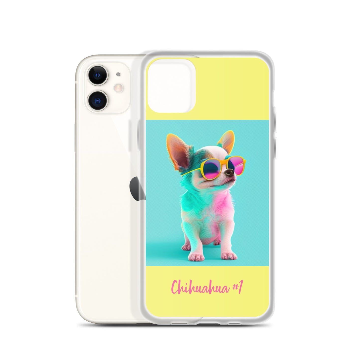 Chihuahua #1 Pop Cool  Accessories Clear Case for iPhone