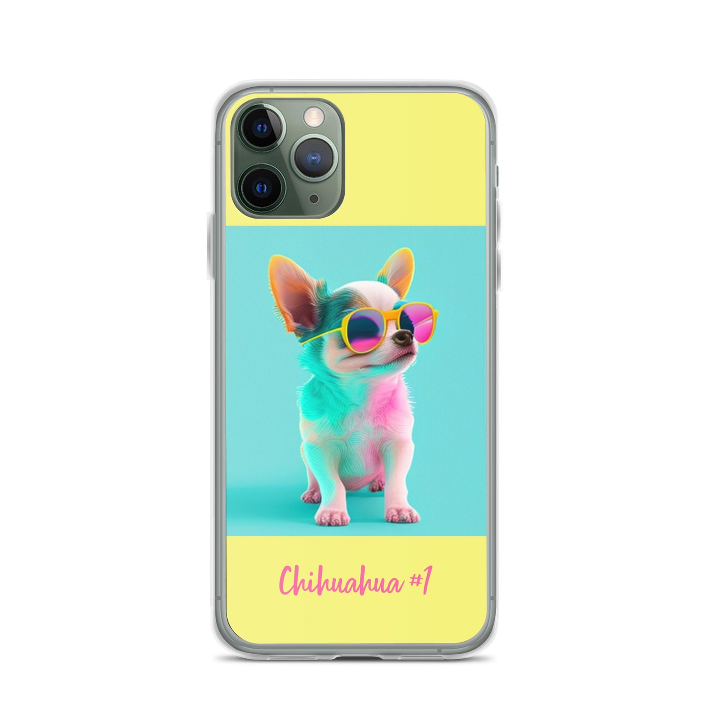 Chihuahua #1 Pop Cool  Accessories Clear Case for iPhone