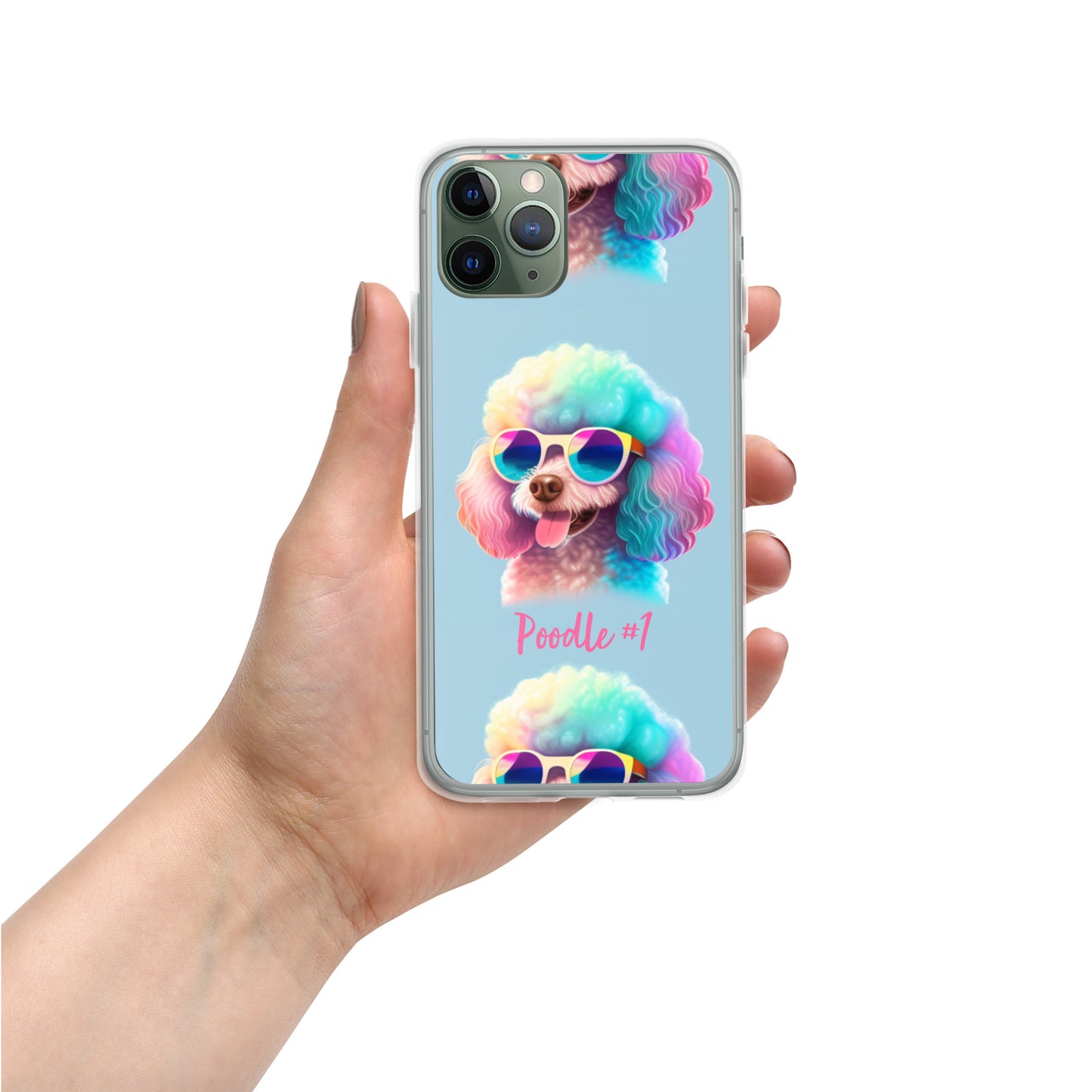 Poodle #1 Cute Accessories Clear Case for iPhone