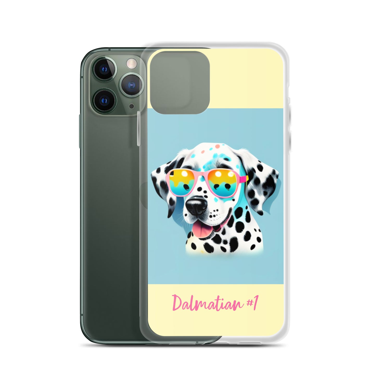 Dalmatian #1 Pop Accessories Clear Case for iPhone