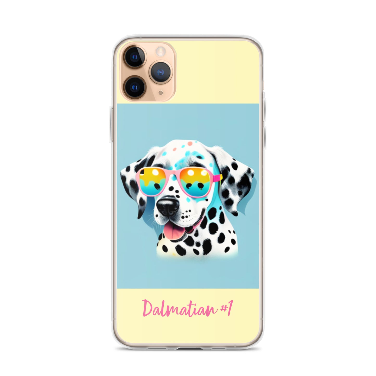 Dalmatian #1 Pop Accessories Clear Case for iPhone