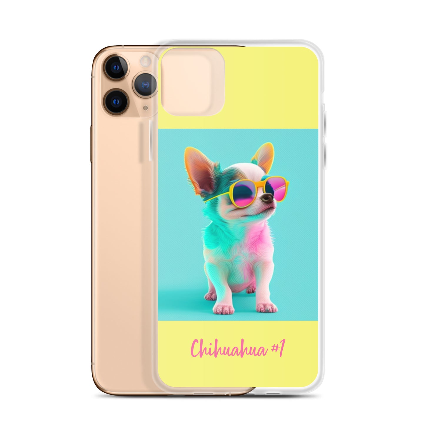 Chihuahua #1 Pop Cool  Accessories Clear Case for iPhone