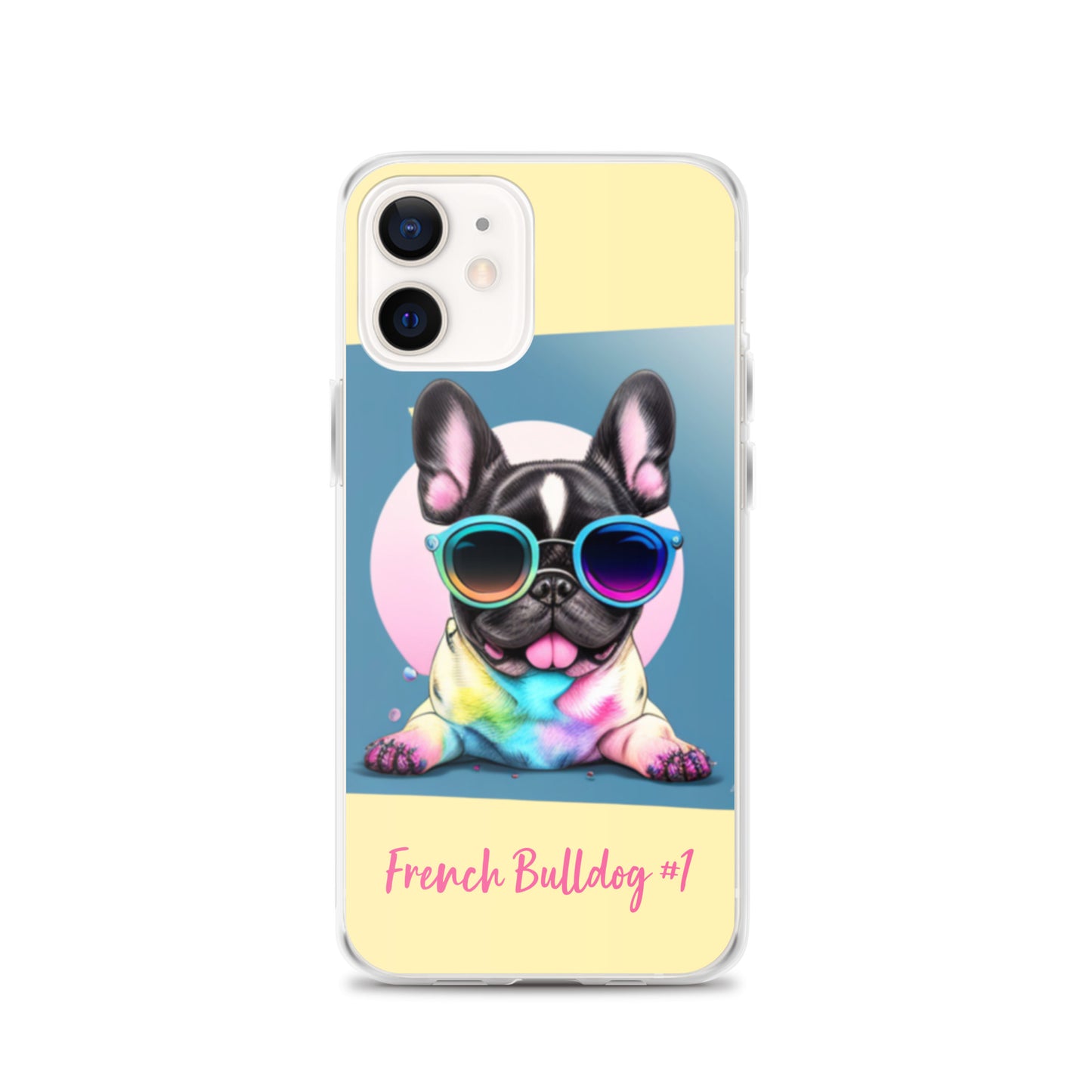 French Bulldog #1 Pop Accessories Clear Case for iPhone