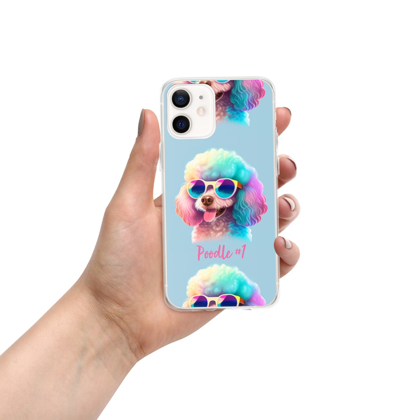 Poodle #1 Cute Accessories Clear Case for iPhone