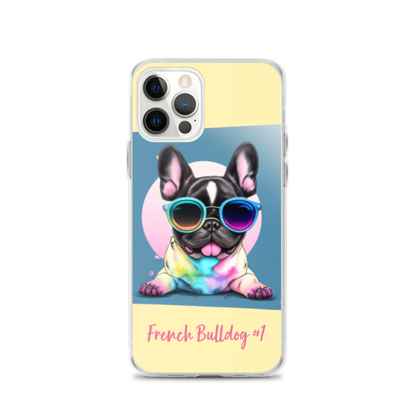 French Bulldog #1 Pop Accessories Clear Case for iPhone