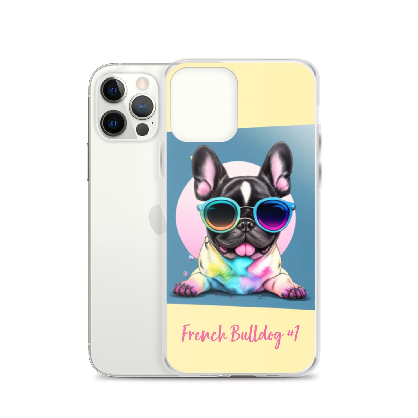 French Bulldog #1 Pop Accessories Clear Case for iPhone