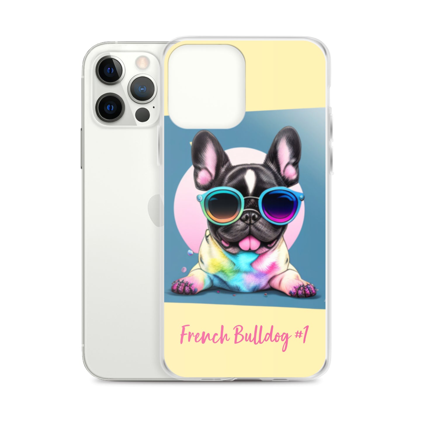 French Bulldog #1 Pop Accessories Clear Case for iPhone