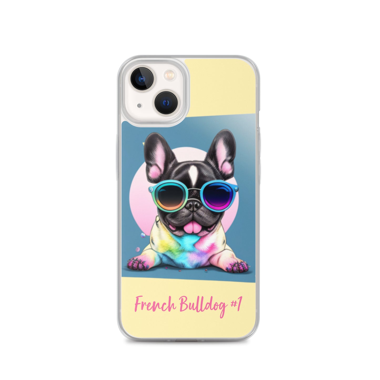 French Bulldog #1 Pop Accessories Clear Case for iPhone