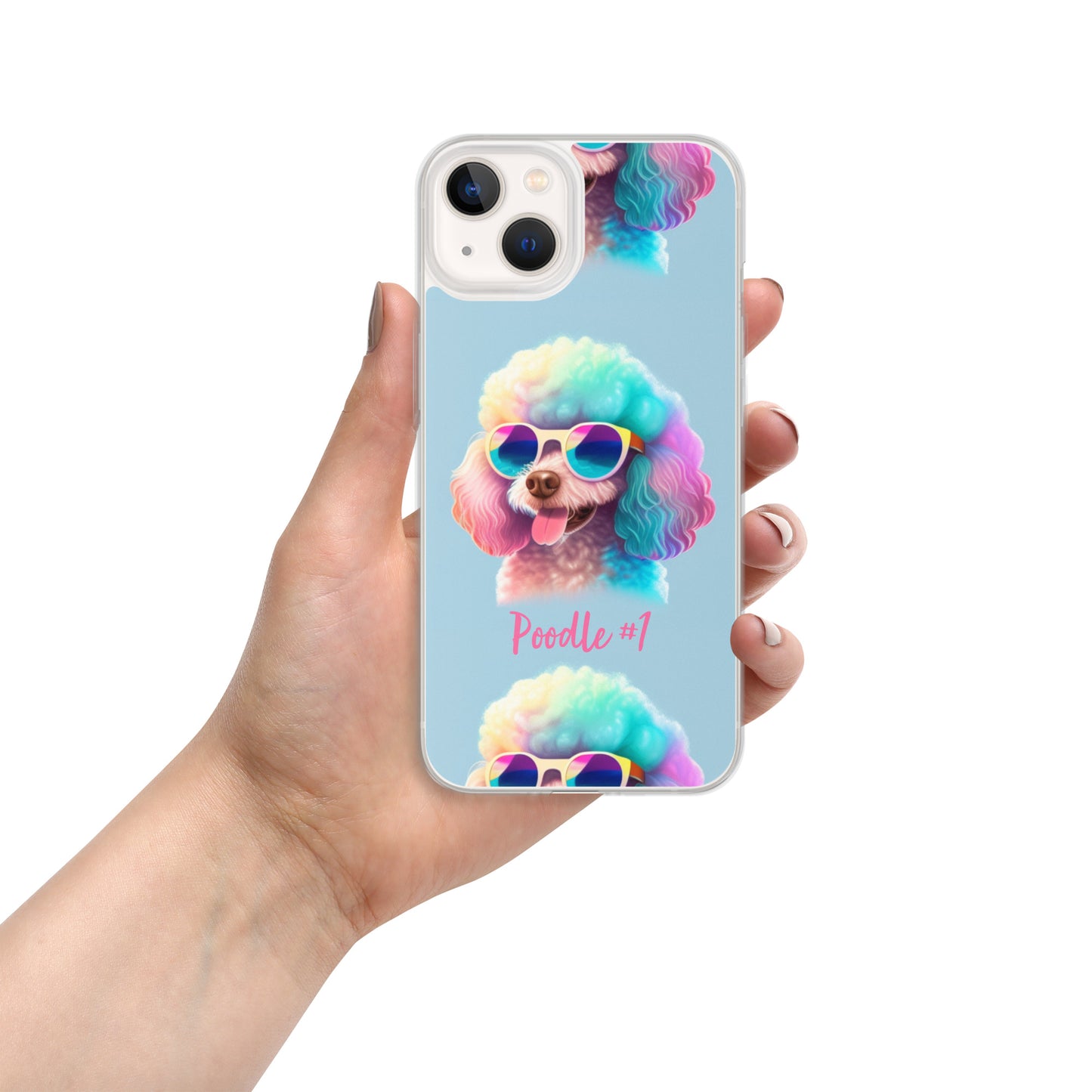 Poodle #1 Cute Accessories Clear Case for iPhone