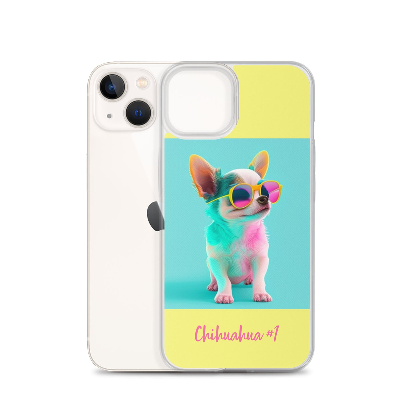 Chihuahua #1 Pop Cool  Accessories Clear Case for iPhone