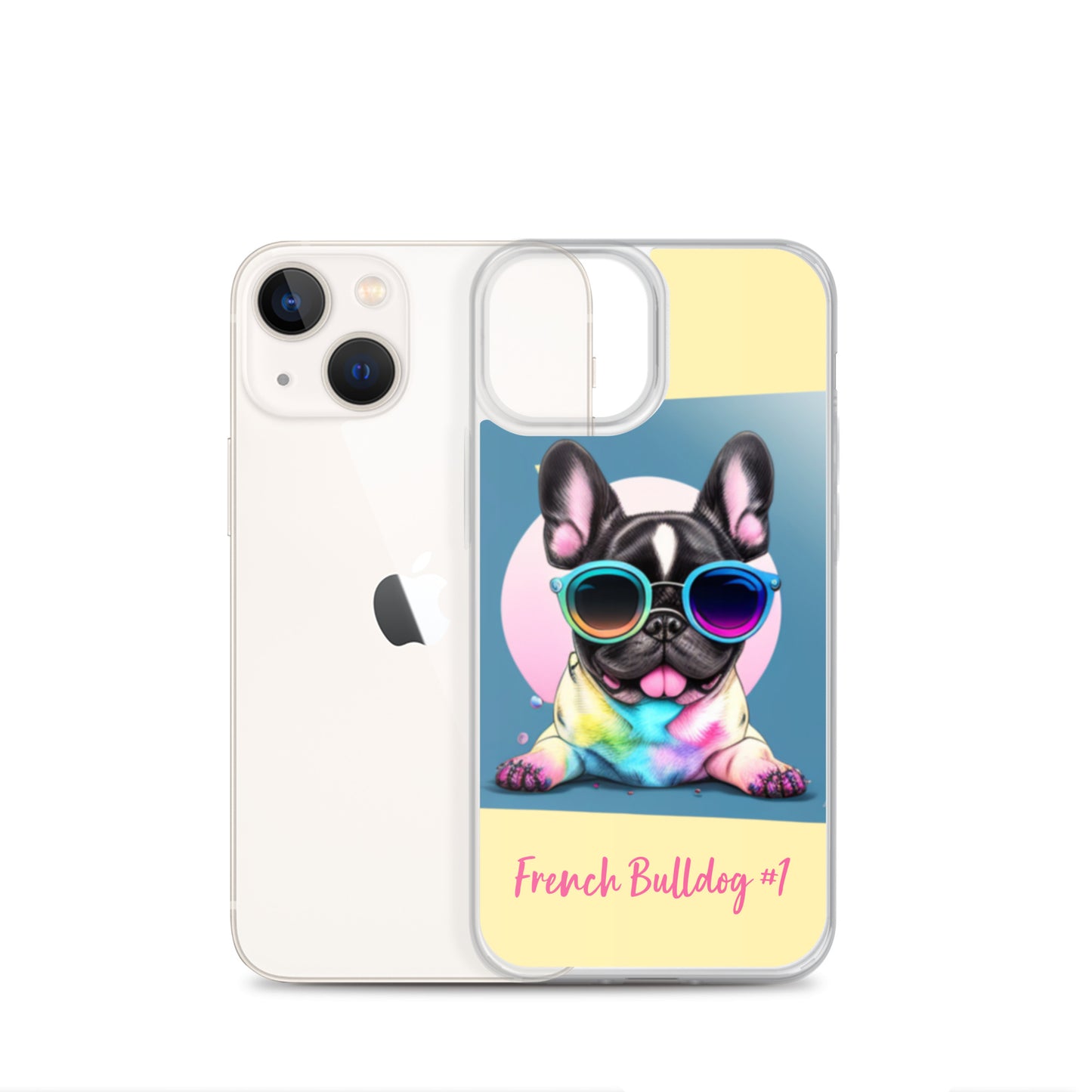 French Bulldog #1 Pop Accessories Clear Case for iPhone