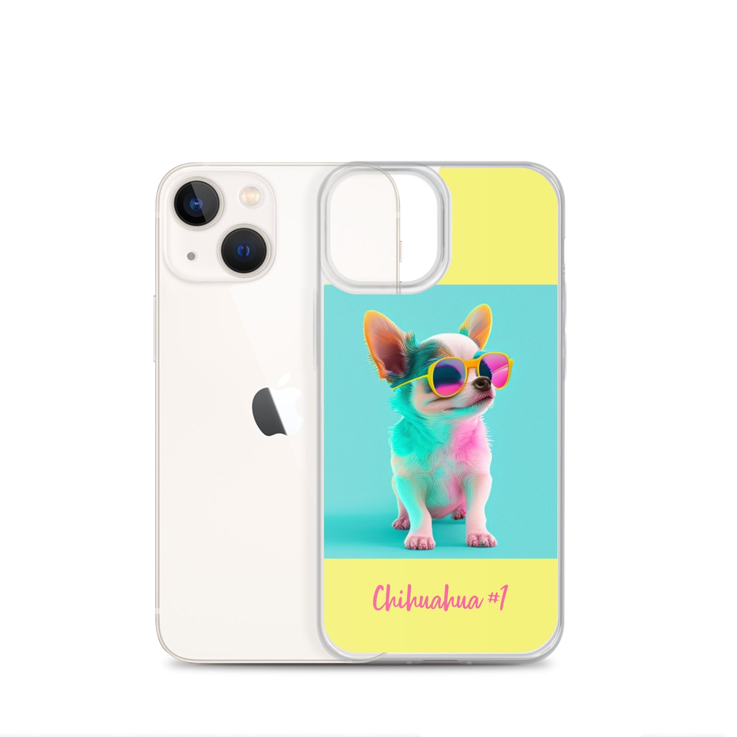 Chihuahua #1 Pop Cool  Accessories Clear Case for iPhone