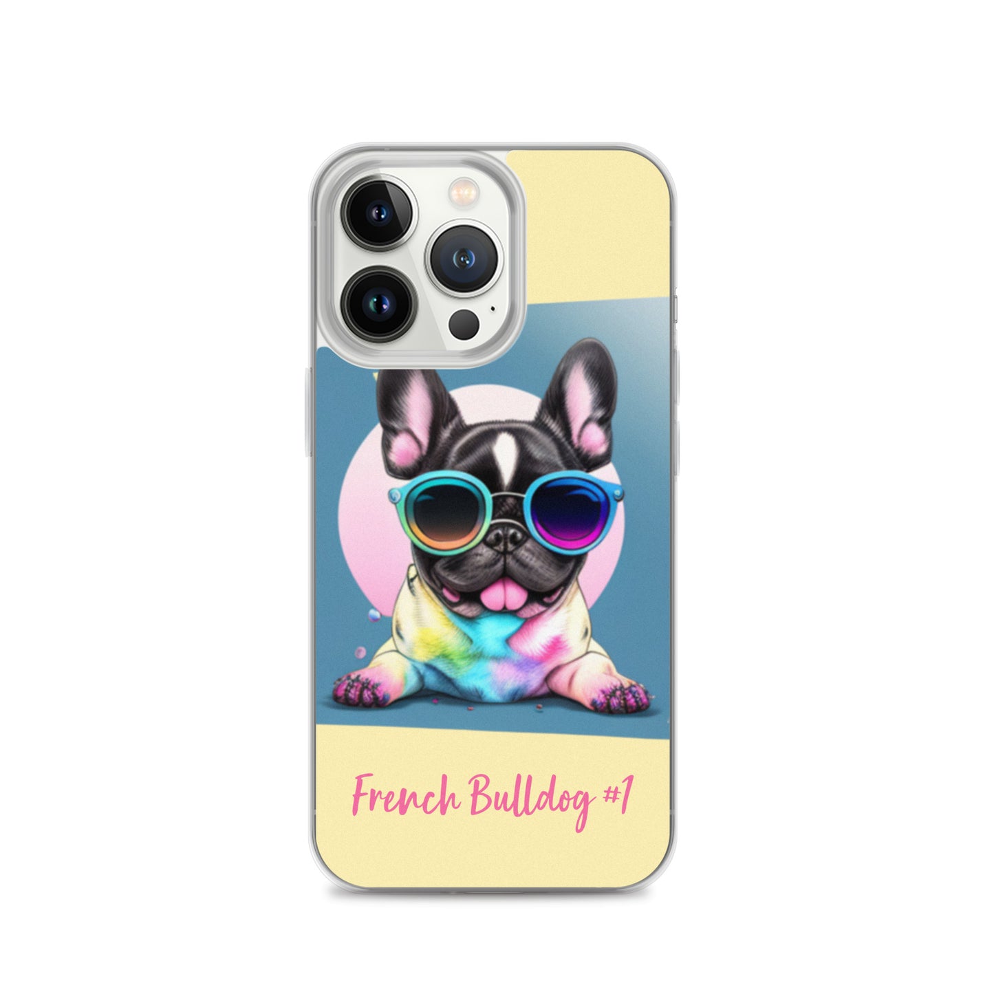 French Bulldog #1 Pop Accessories Clear Case for iPhone