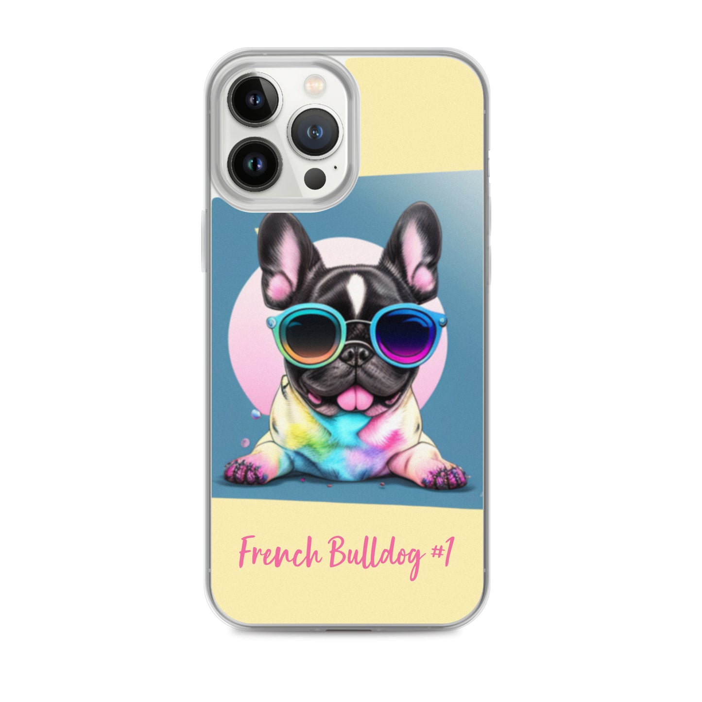 French Bulldog #1 Pop Accessories Clear Case for iPhone