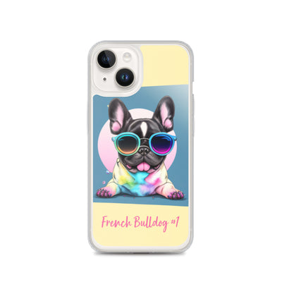 French Bulldog #1 Pop Accessories Clear Case for iPhone