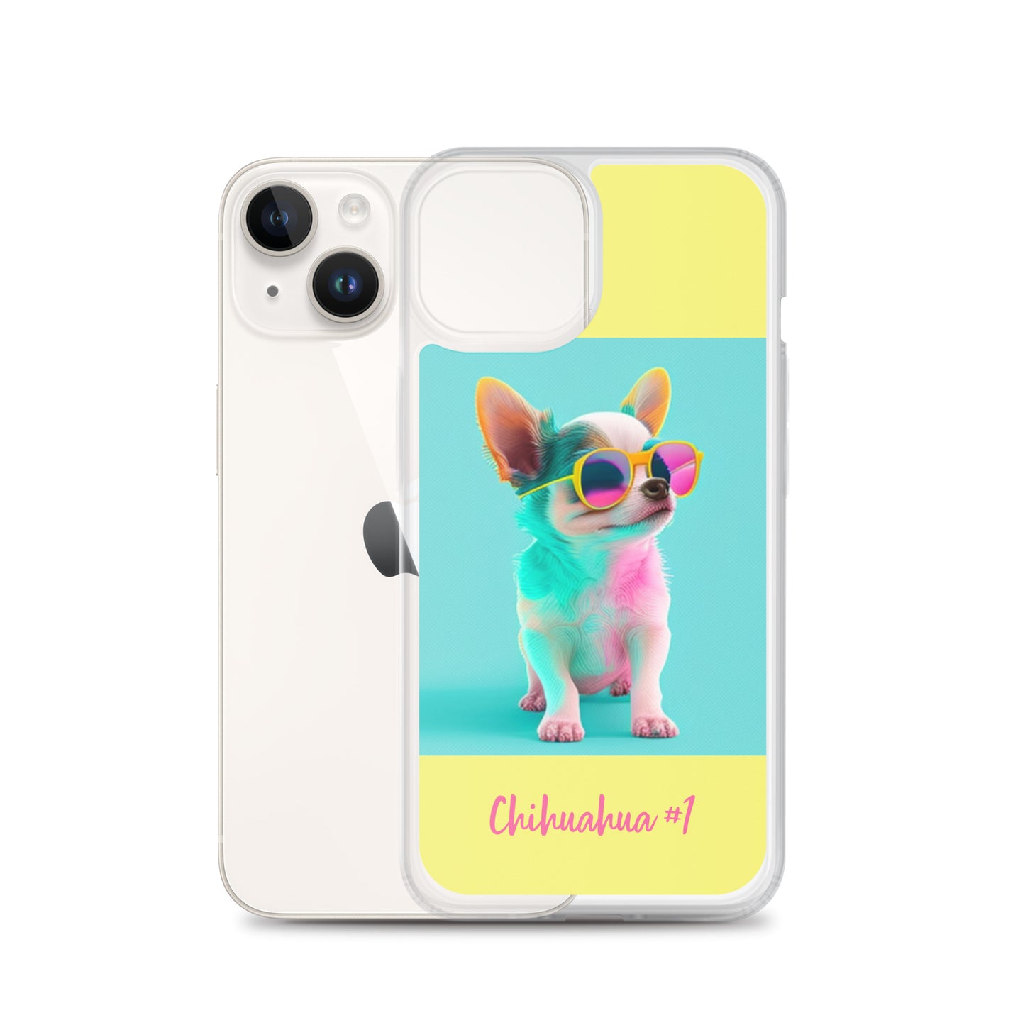 Chihuahua #1 Pop Cool  Accessories Clear Case for iPhone