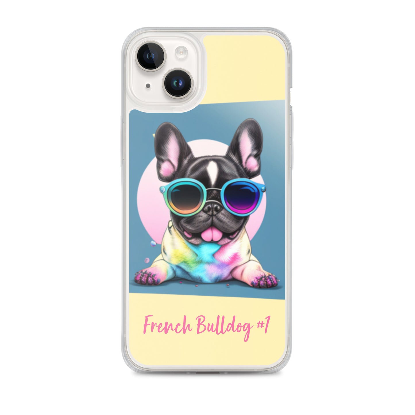 French Bulldog #1 Pop Accessories Clear Case for iPhone