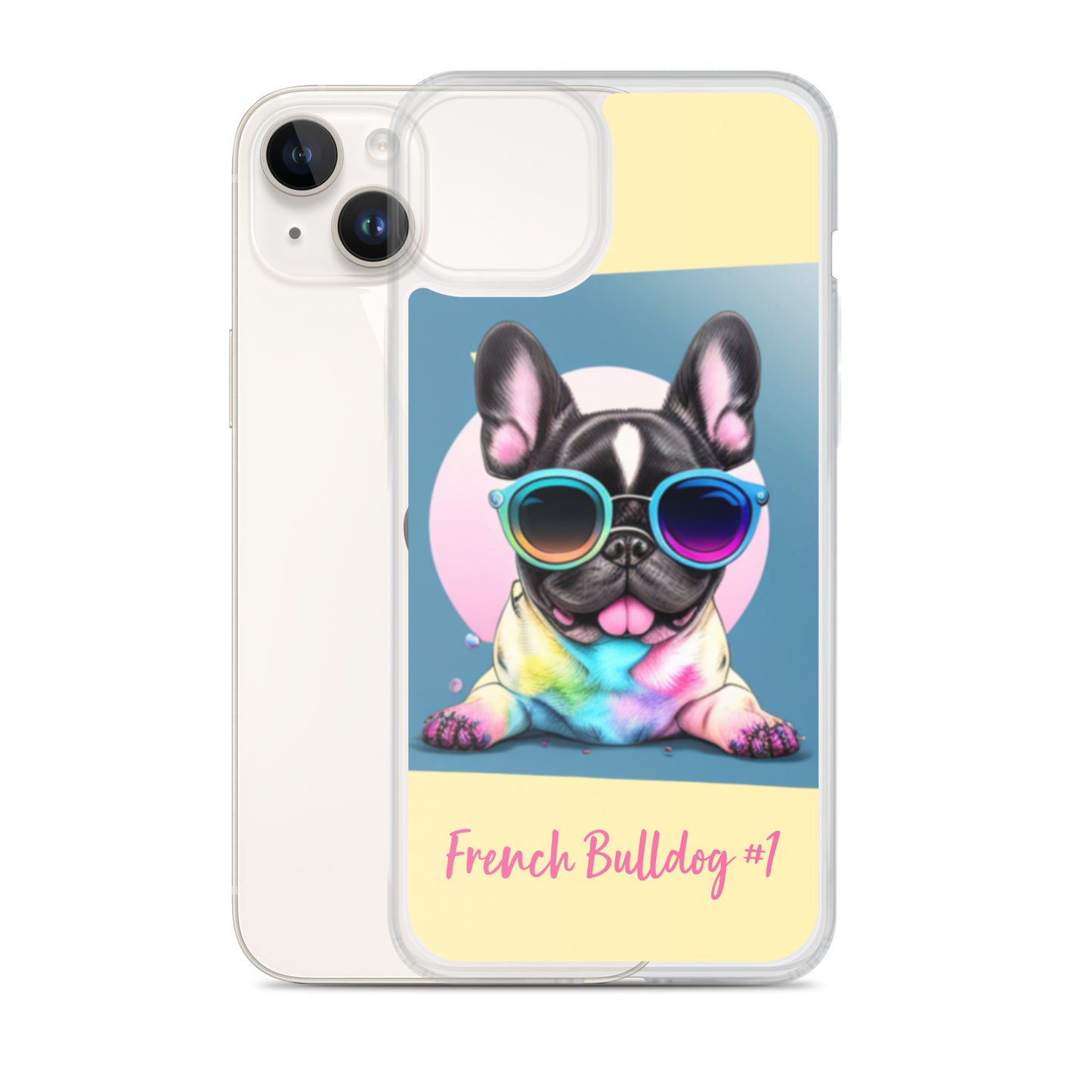 French Bulldog #1 Pop Accessories Clear Case for iPhone