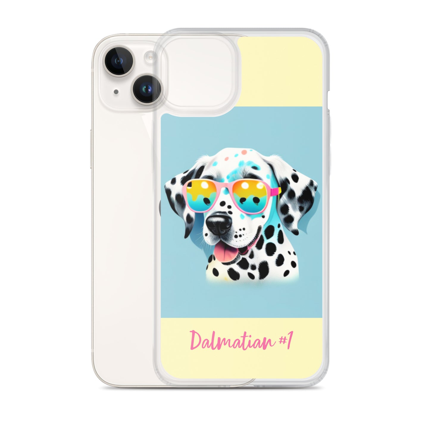 Dalmatian #1 Pop Accessories Clear Case for iPhone