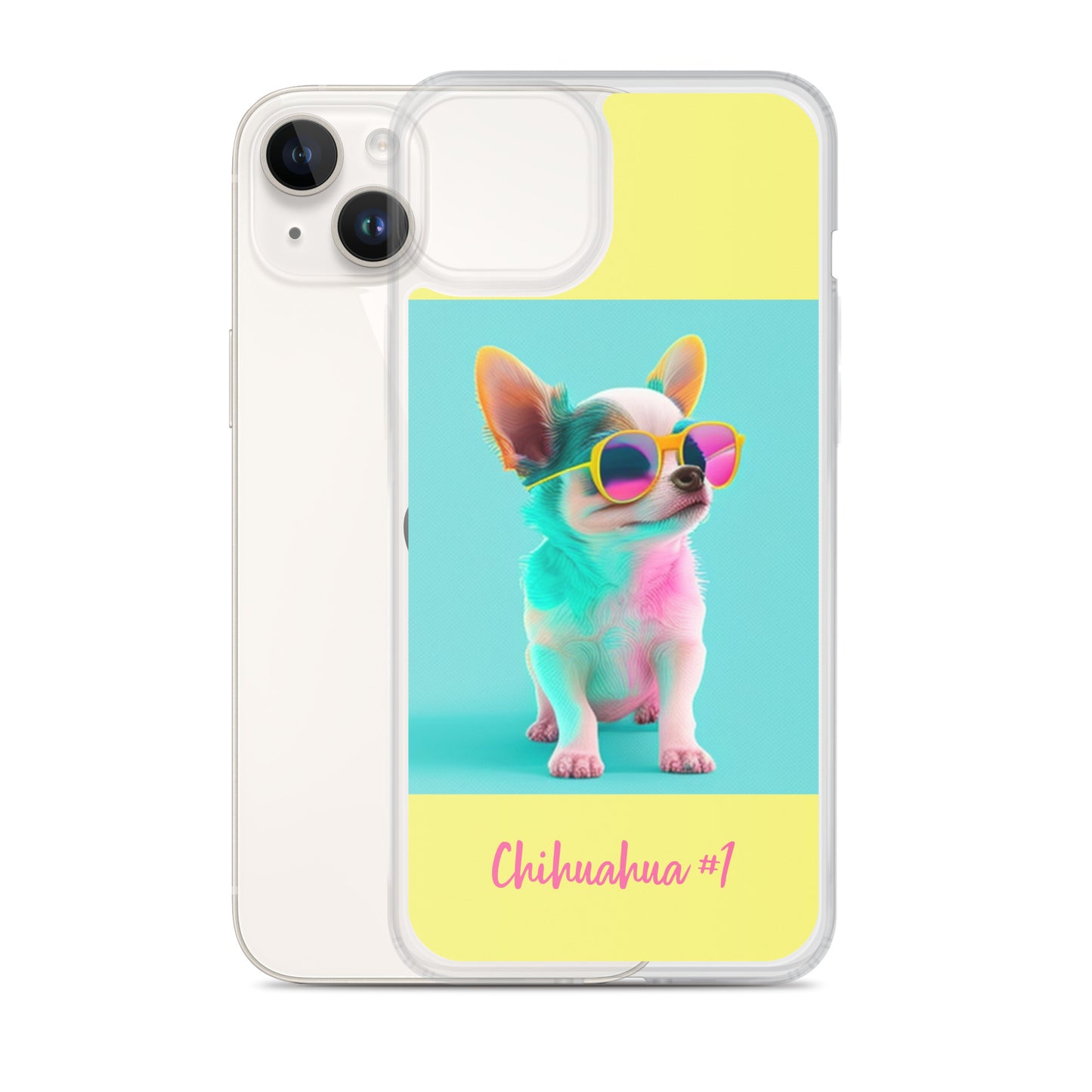 Chihuahua #1 Pop Cool  Accessories Clear Case for iPhone