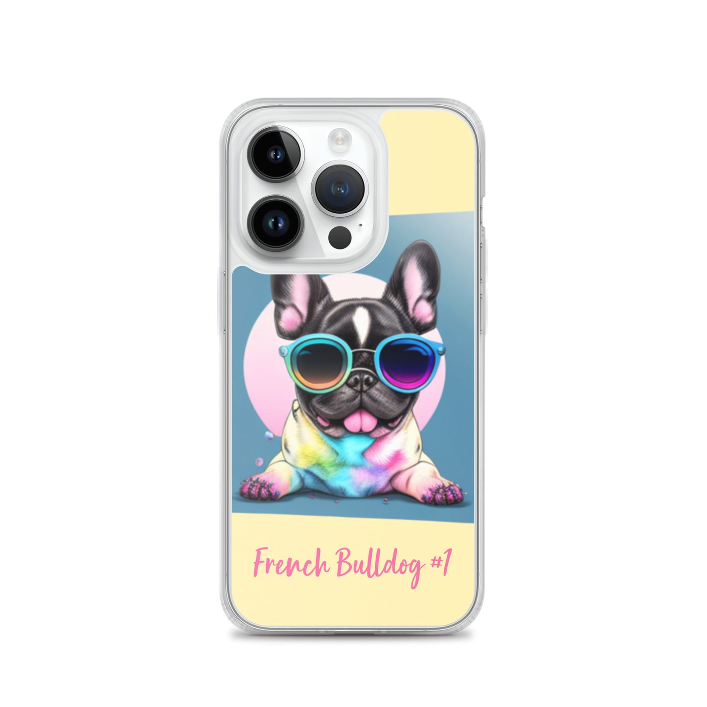 French Bulldog #1 Pop Accessories Clear Case for iPhone