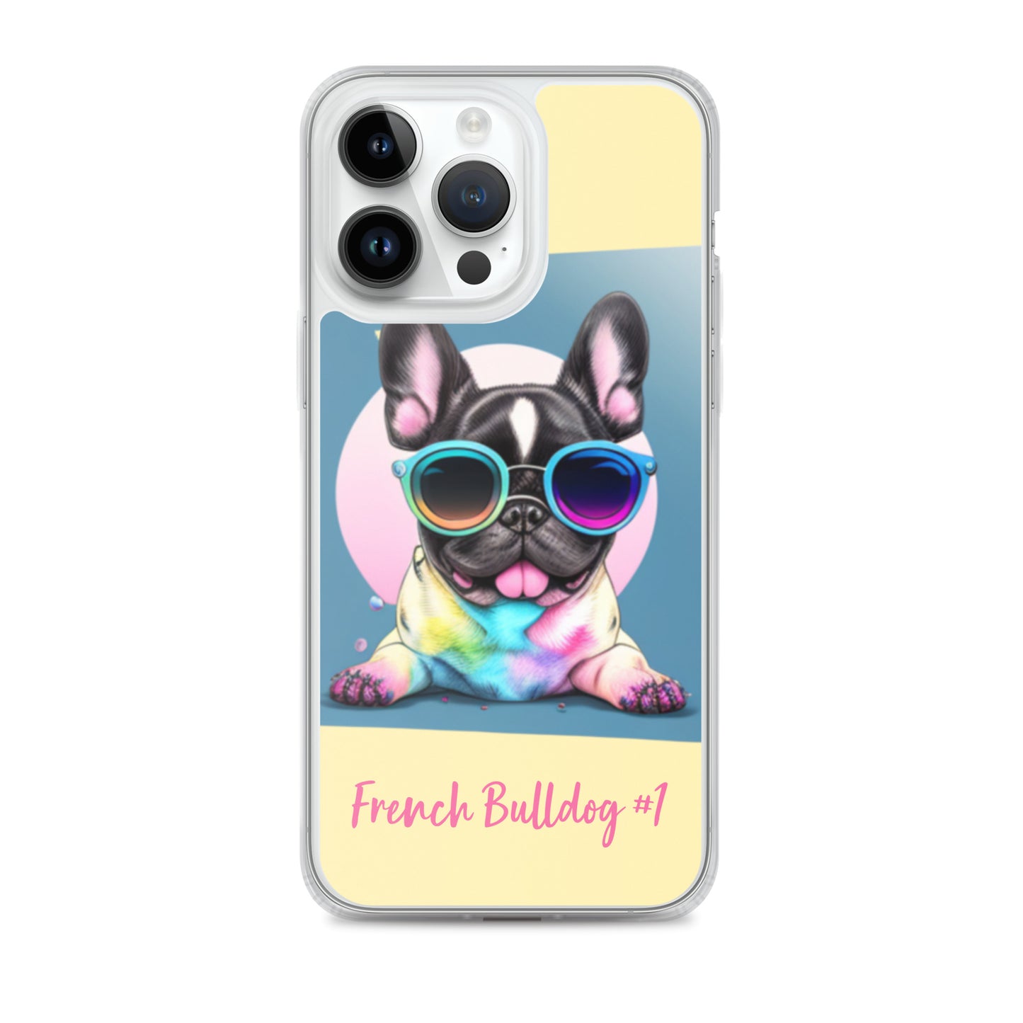 French Bulldog #1 Pop Accessories Clear Case for iPhone