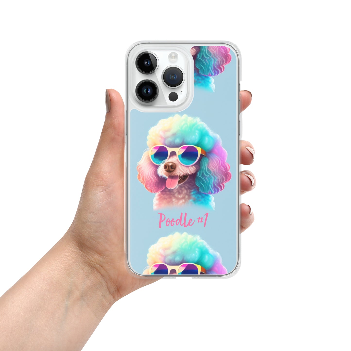 Poodle #1 Cute Accessories Clear Case for iPhone