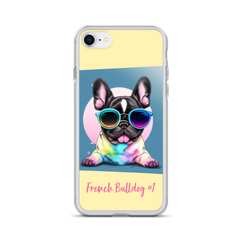 French Bulldog #1 Pop Accessories Clear Case for iPhone