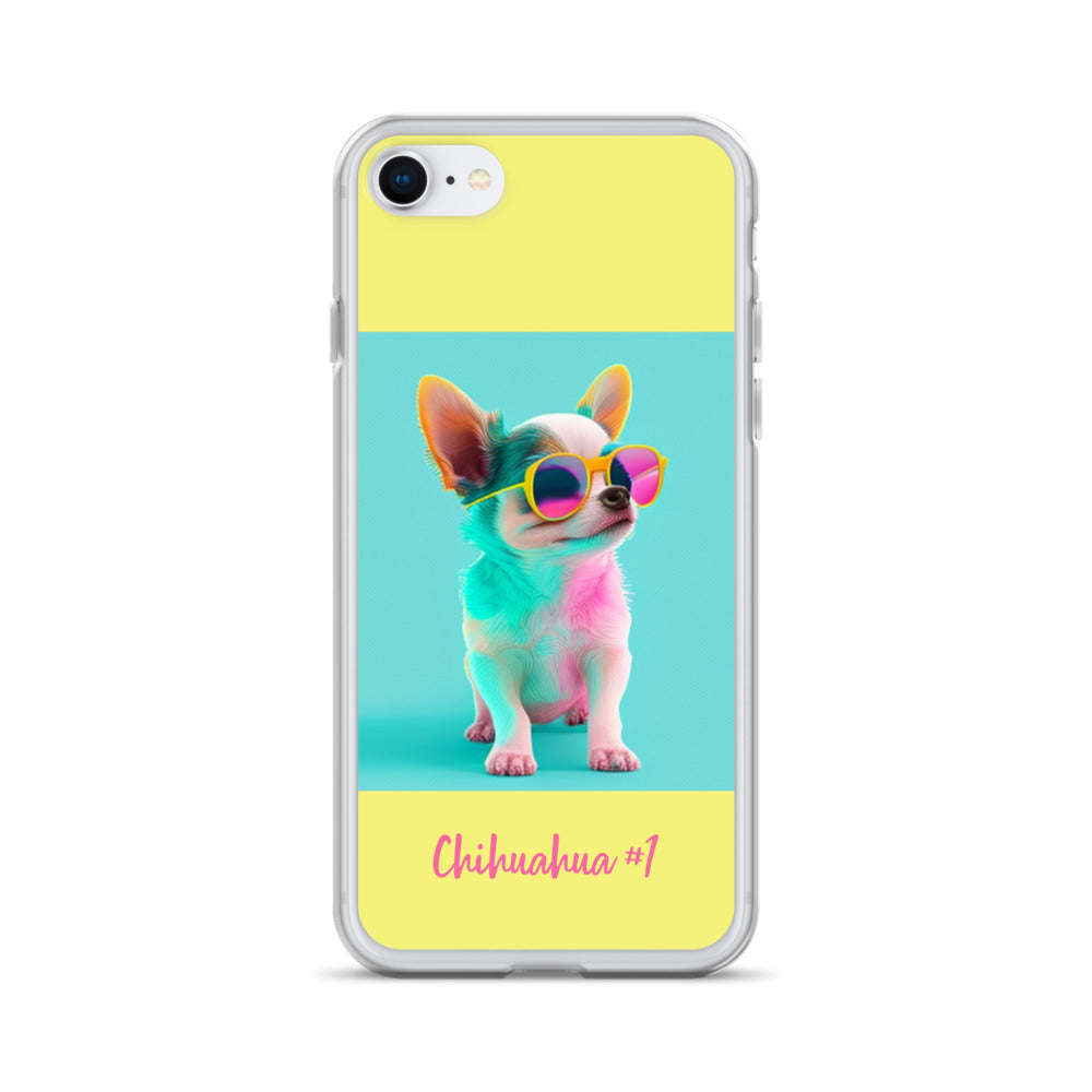 Chihuahua #1 Pop Cool  Accessories Clear Case for iPhone