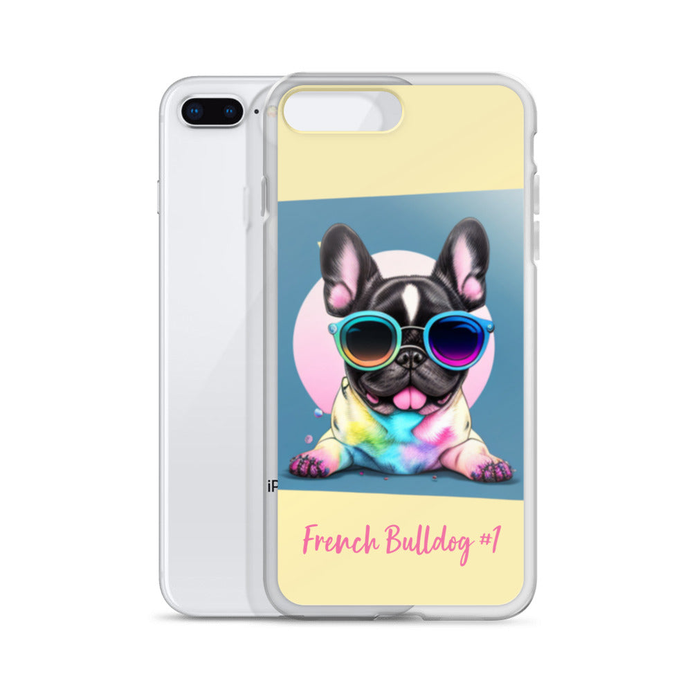 French Bulldog #1 Pop Accessories Clear Case for iPhone