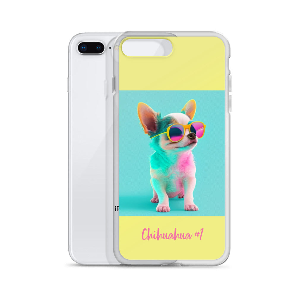 Chihuahua #1 Pop Cool  Accessories Clear Case for iPhone