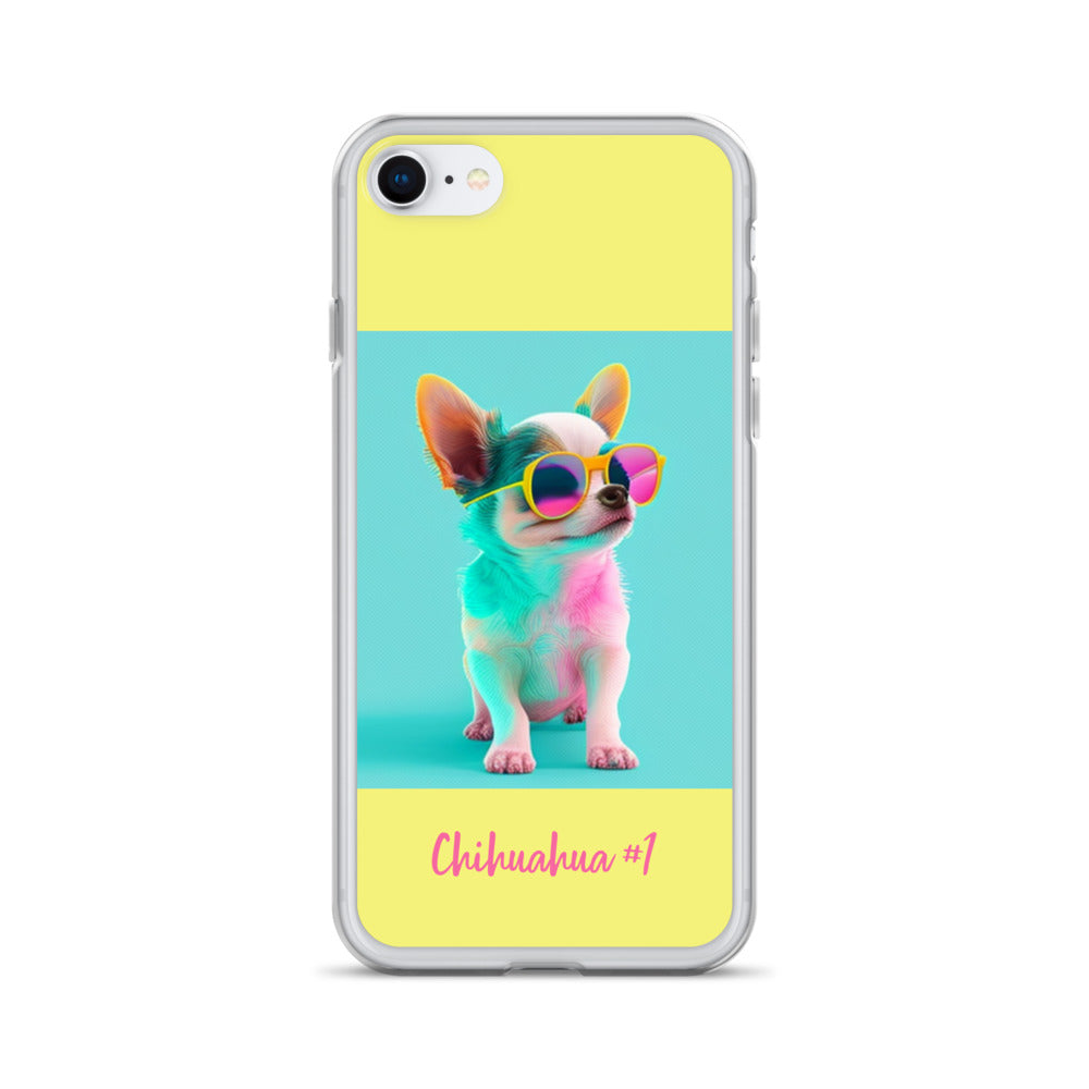 Chihuahua #1 Pop Cool  Accessories Clear Case for iPhone