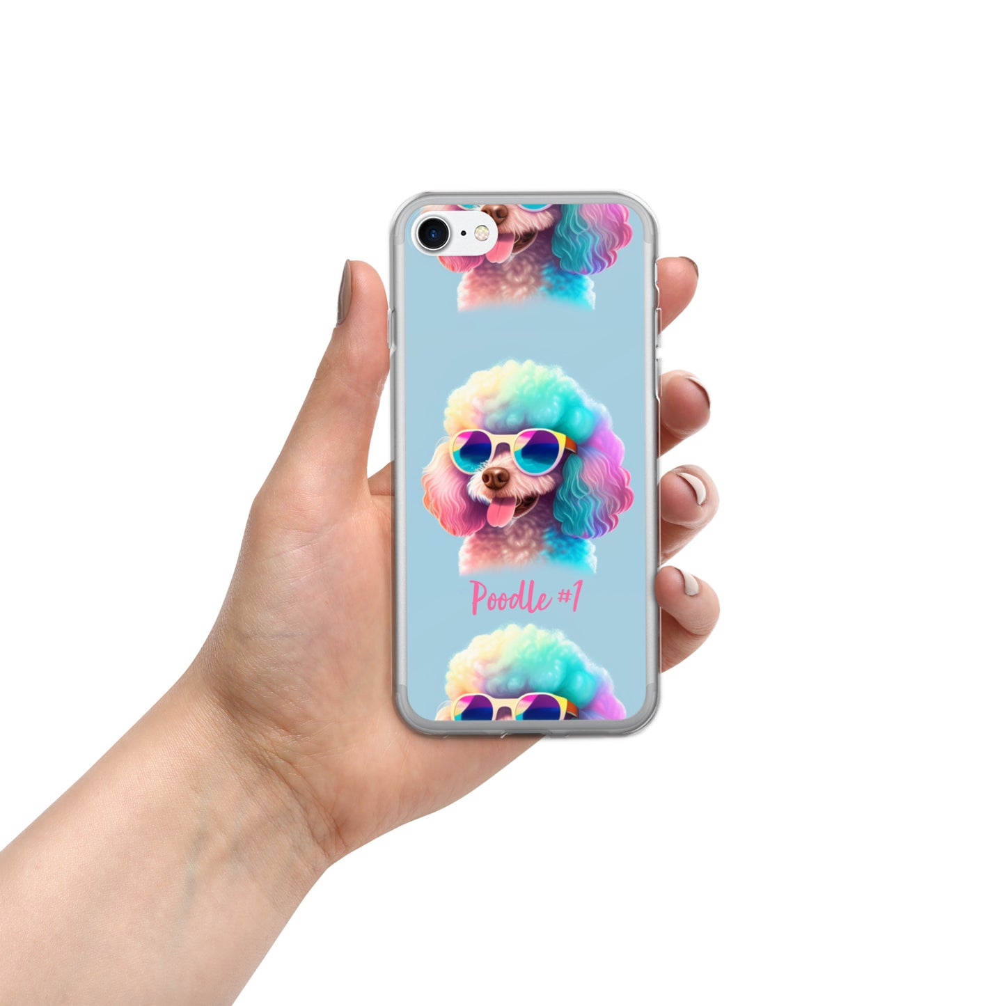 Poodle #1 Cute Accessories Clear Case for iPhone