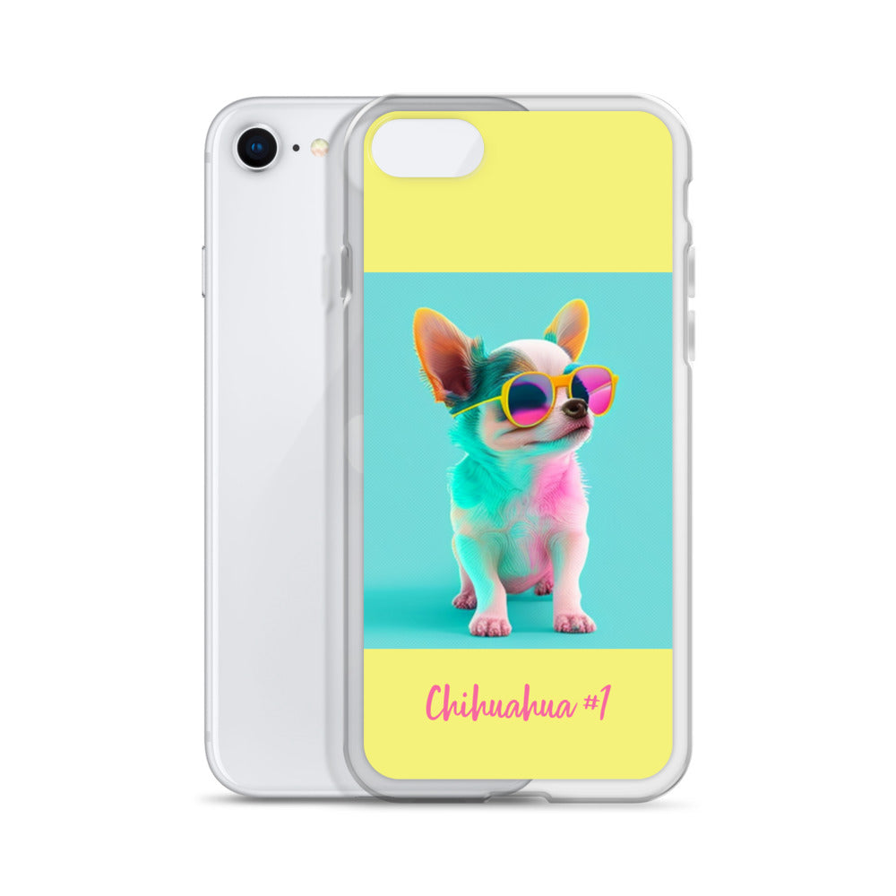 Chihuahua #1 Pop Cool  Accessories Clear Case for iPhone