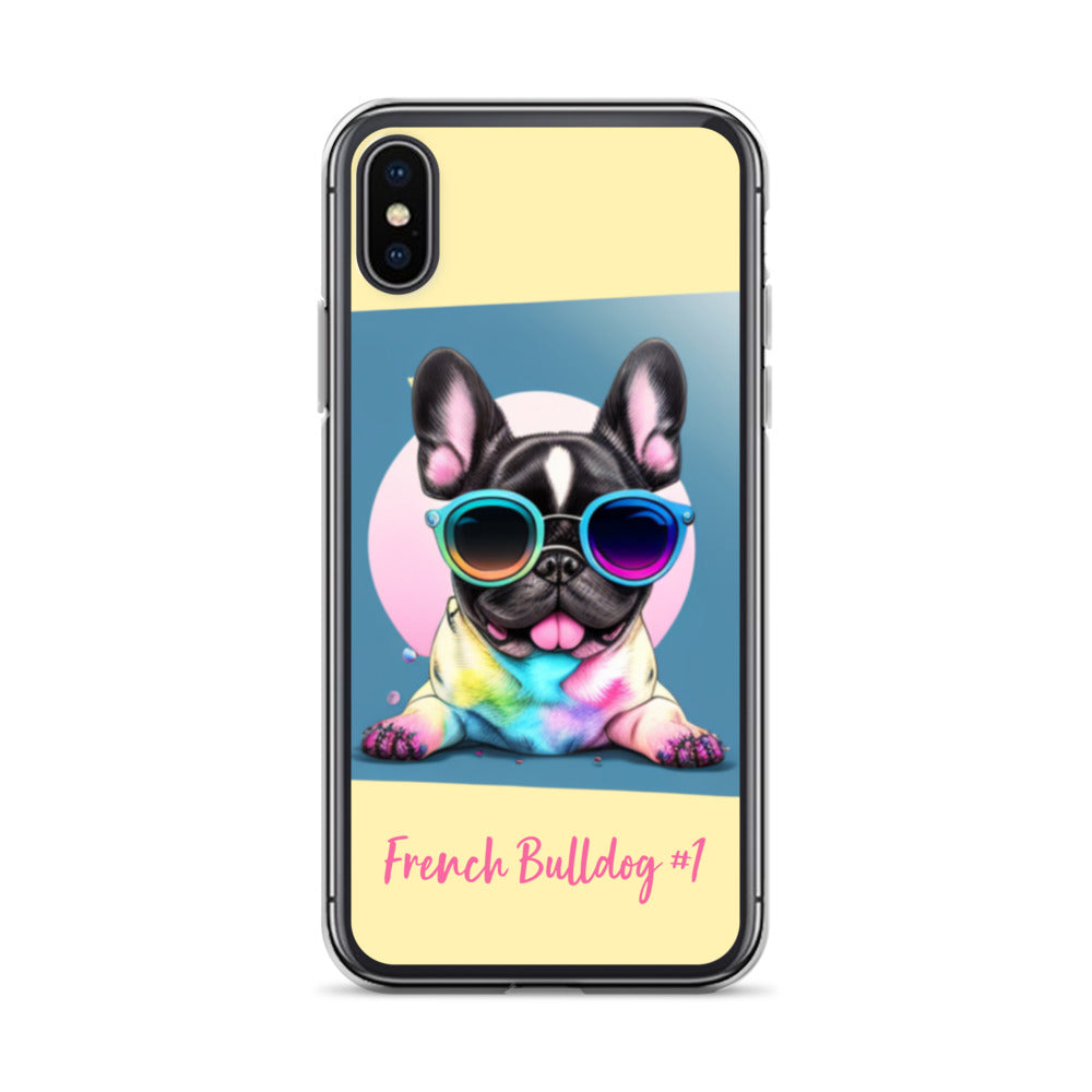 French Bulldog #1 Pop Accessories Clear Case for iPhone