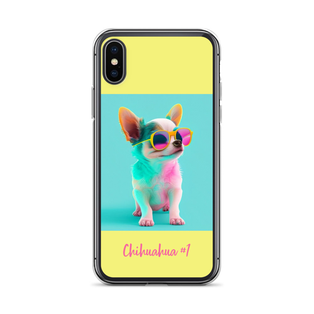 Chihuahua #1 Pop Cool  Accessories Clear Case for iPhone