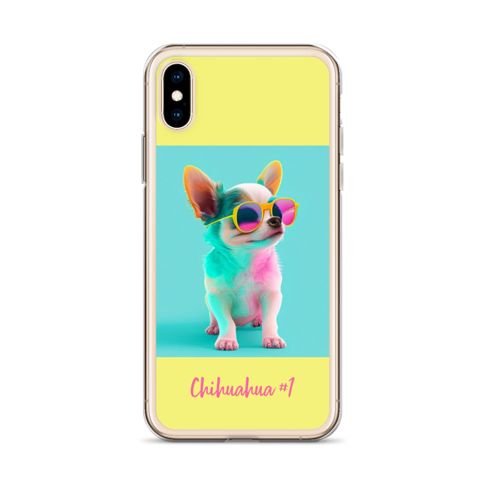 Chihuahua #1 Pop Cool  Accessories Clear Case for iPhone