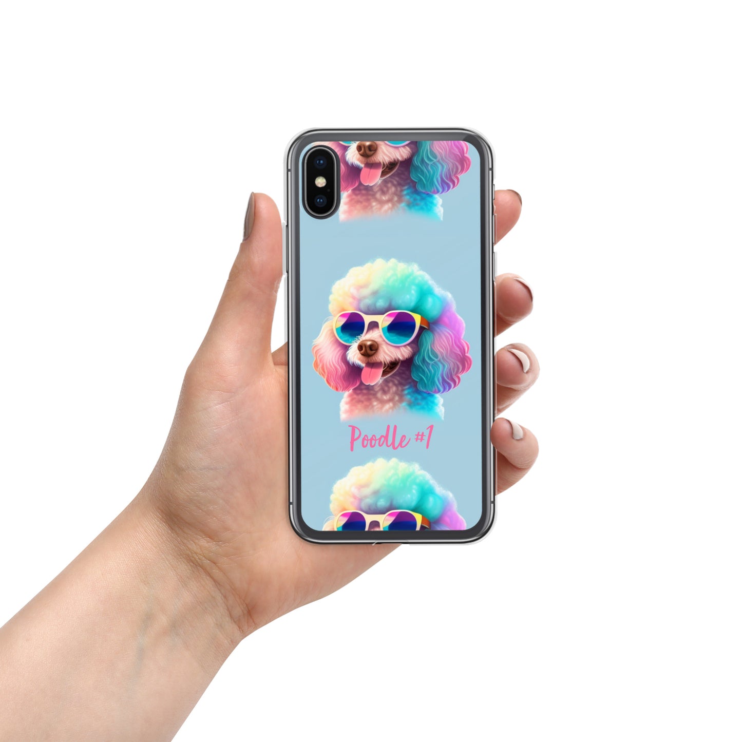 Poodle #1 Cute Accessories Clear Case for iPhone