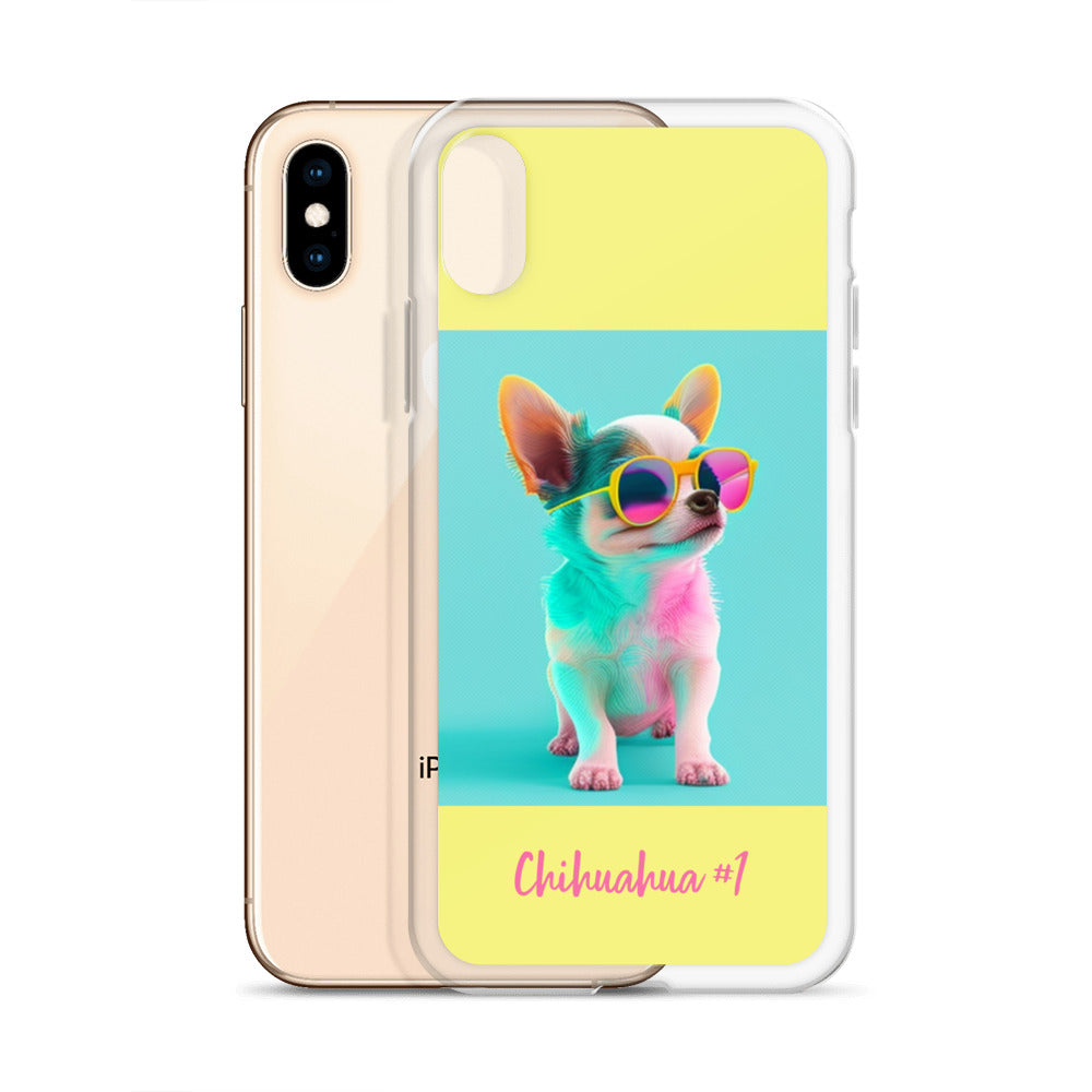 Chihuahua #1 Pop Cool  Accessories Clear Case for iPhone