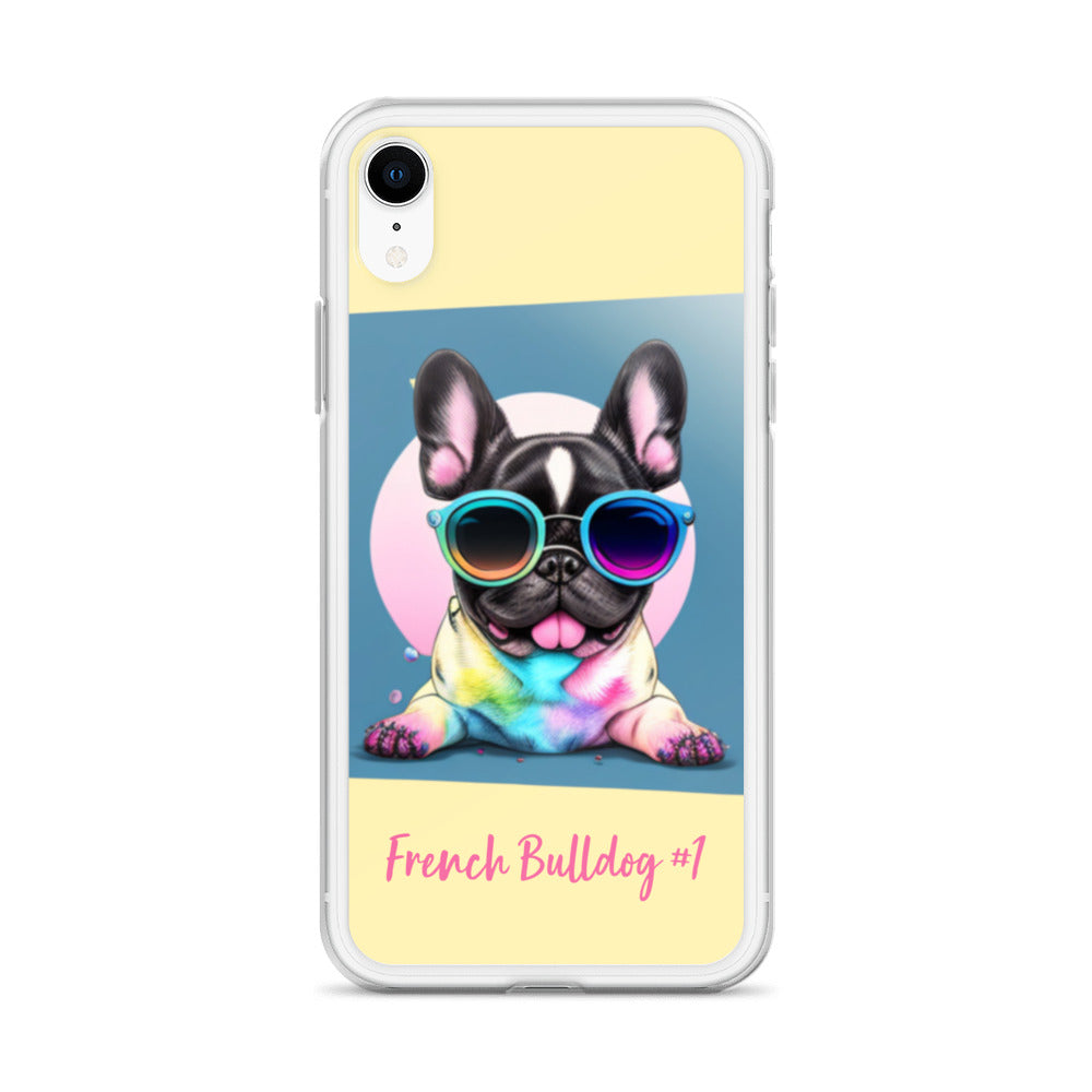 French Bulldog #1 Pop Accessories Clear Case for iPhone