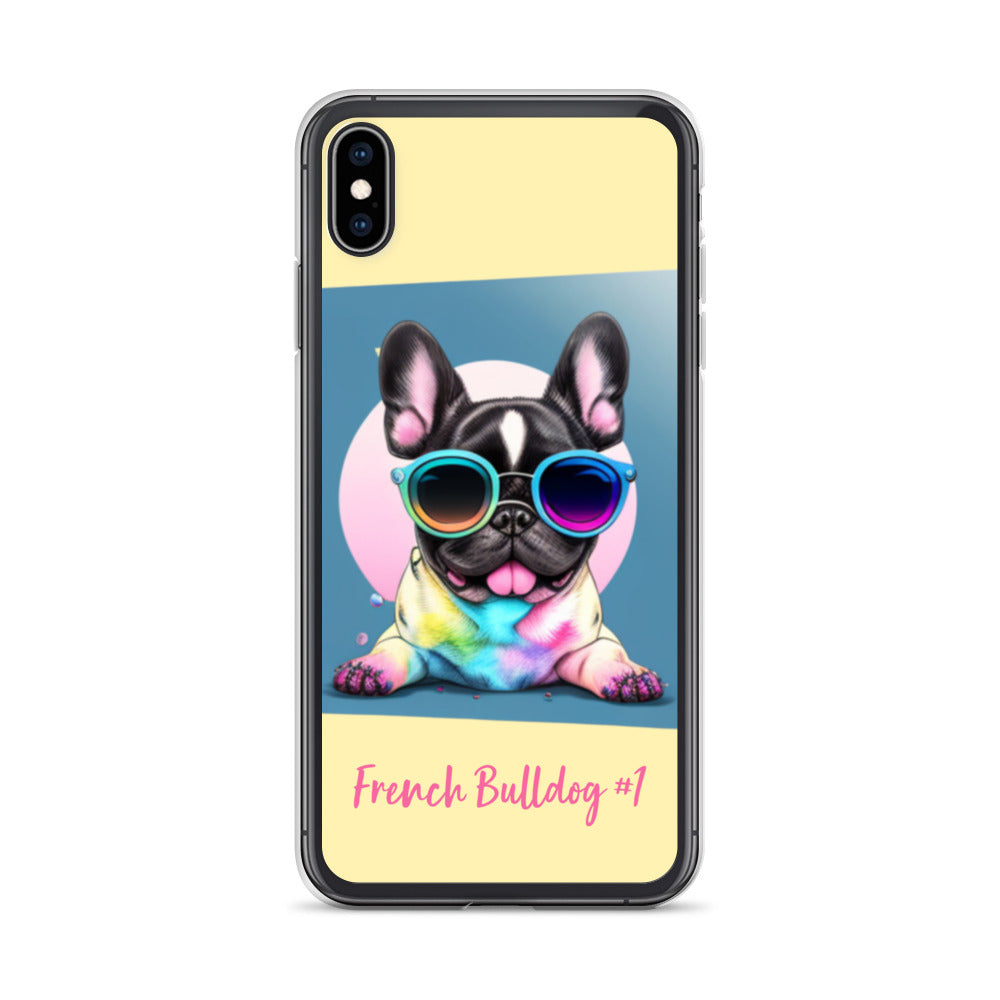 French Bulldog #1 Pop Accessories Clear Case for iPhone