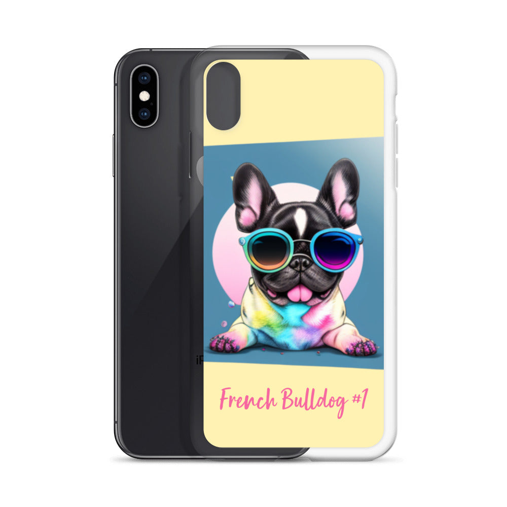 French Bulldog #1 Pop Accessories Clear Case for iPhone