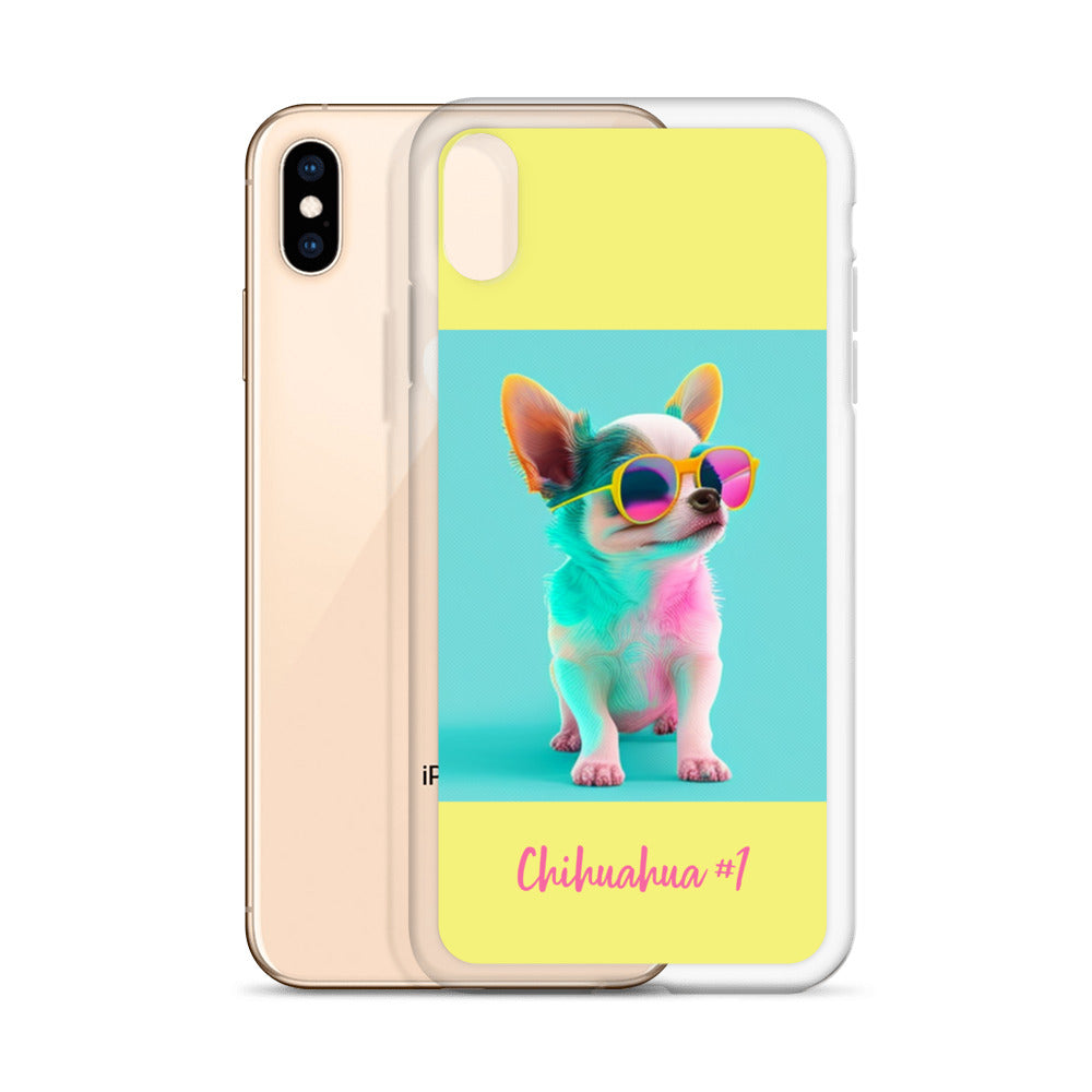 Chihuahua #1 Pop Cool  Accessories Clear Case for iPhone