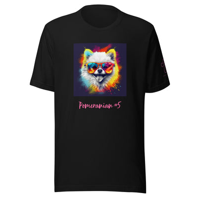 Pomeranian #5 Pop Cool Modern Unisex t-shirt