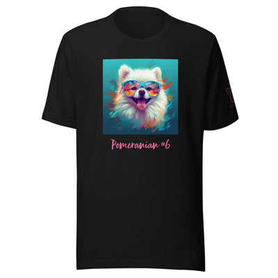 Pomeranian #6 Pop Cool Modern Unisex t-shirt Unisex t-shirt