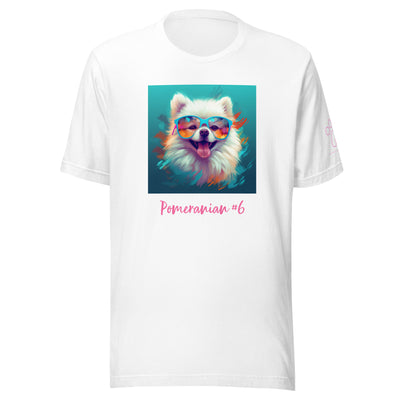 Pomeranian #6 Pop Cool Modern Unisex t-shirt Unisex t-shirt