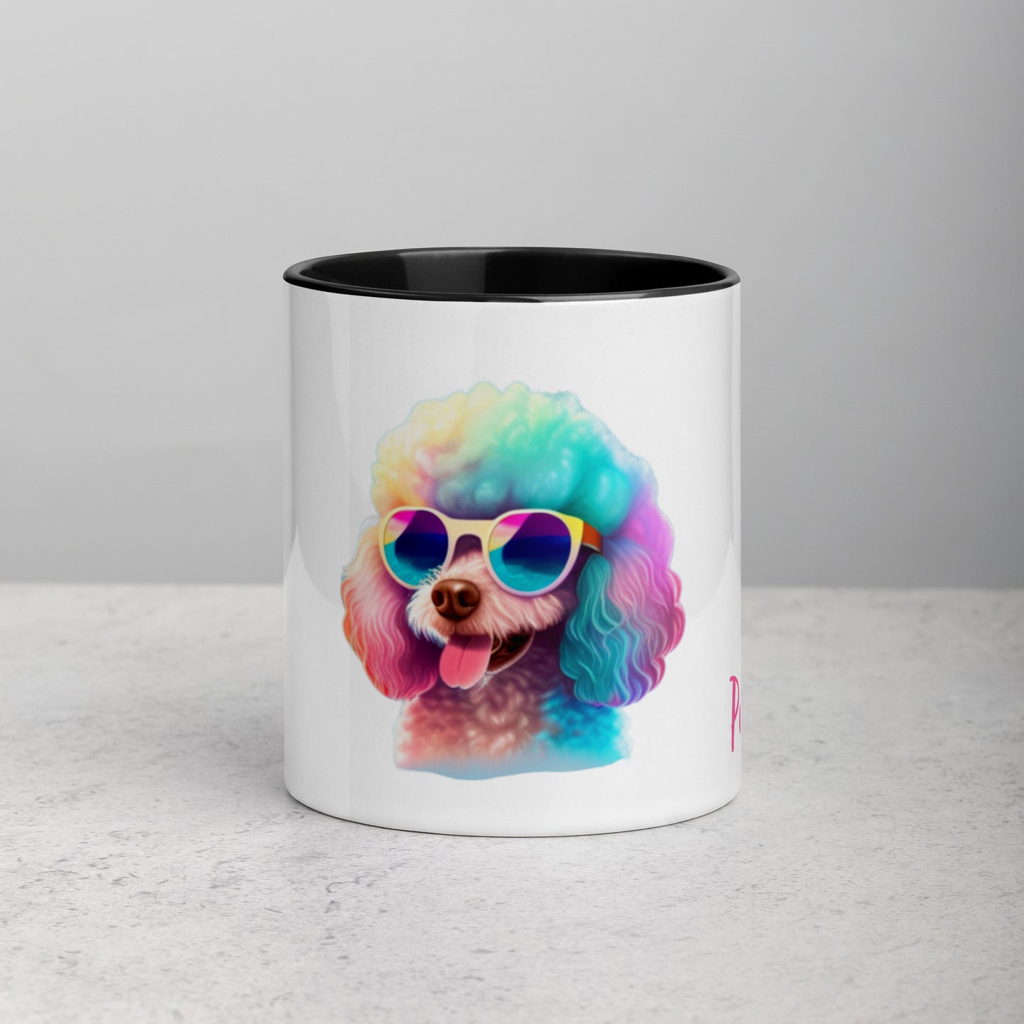 Poodle #1 Cute Home & living Mug with Color Inside